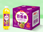 五宇隆百香果益生菌复合果汁饮料1.5L×6瓶